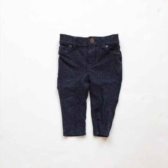Babygap gray knit 5 pocket jegging VGUC 6-12 month - Picture 1 of 4